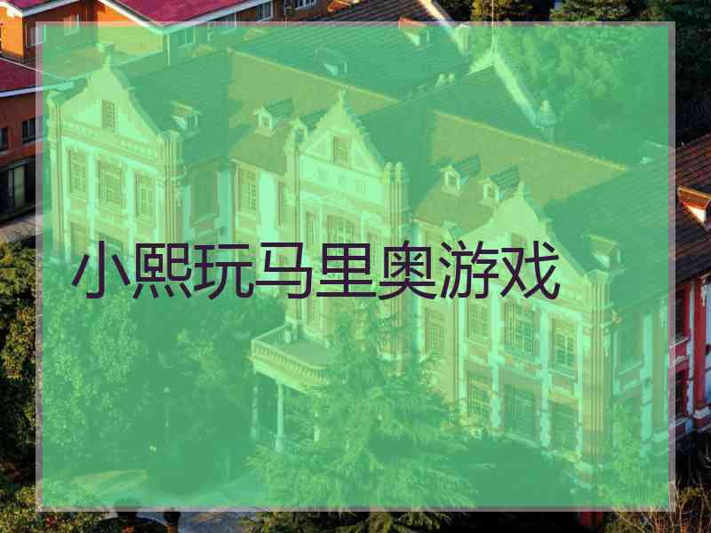 小熙玩马里奥游戏