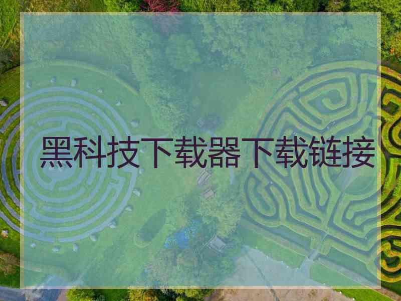 黑科技下载器下载链接