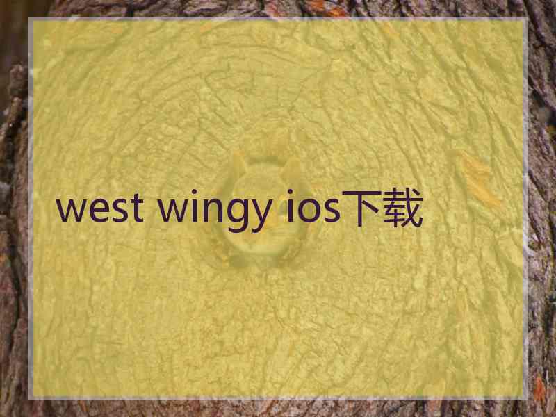 west wingy ios下载