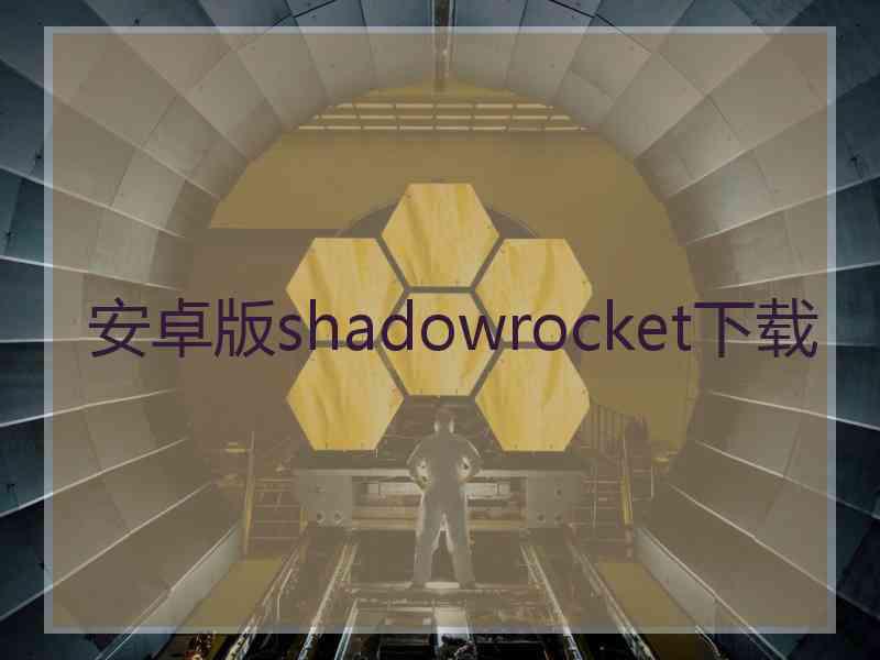 安卓版shadowrocket下载