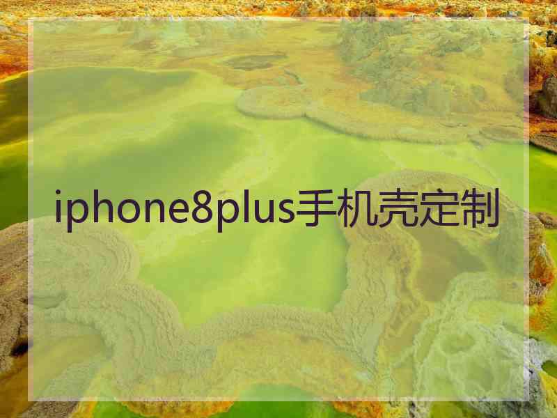 iphone8plus手机壳定制