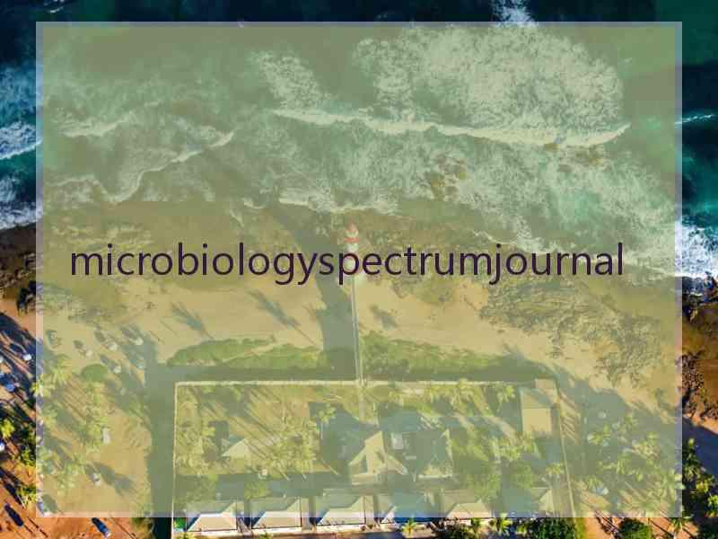 microbiologyspectrumjournal