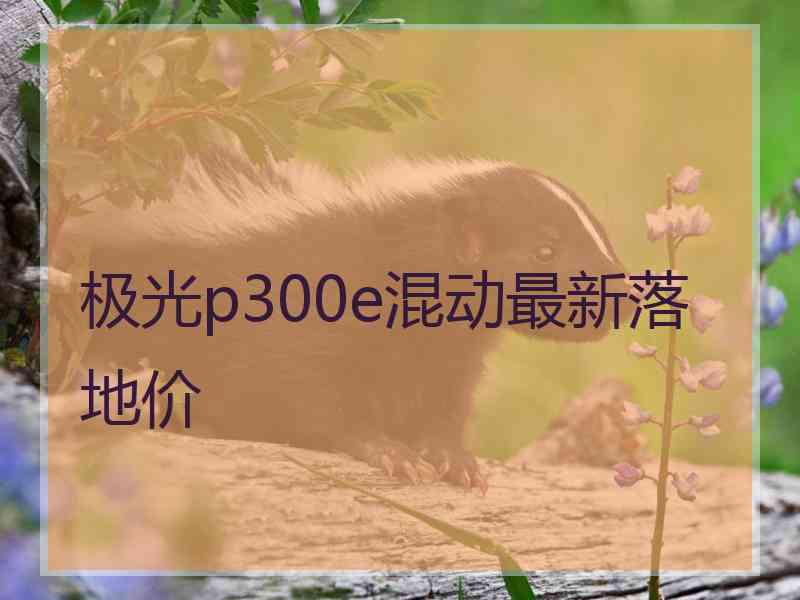 极光p300e混动最新落地价