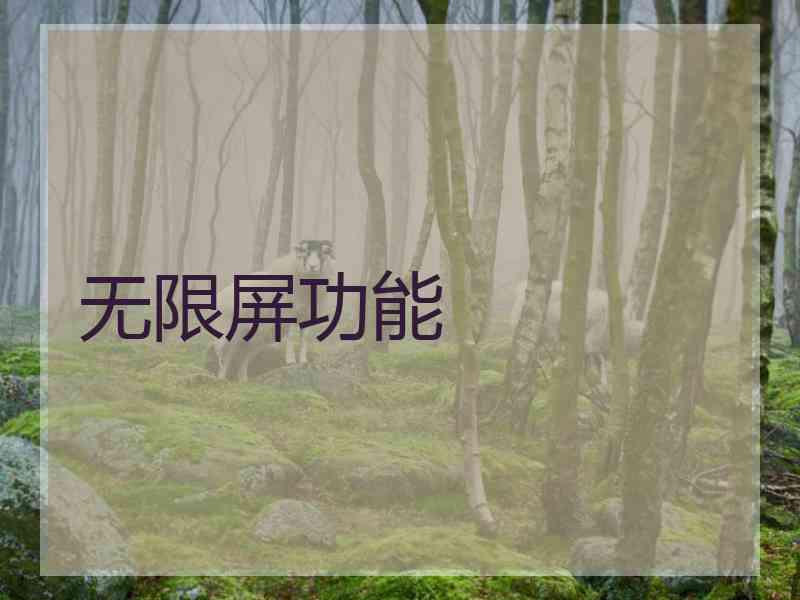 无限屏功能