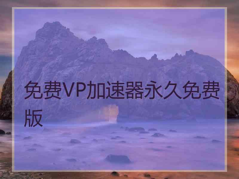 免费VP加速器永久免费版