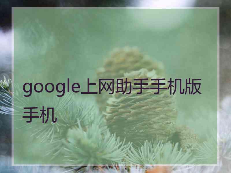 google上网助手手机版手机