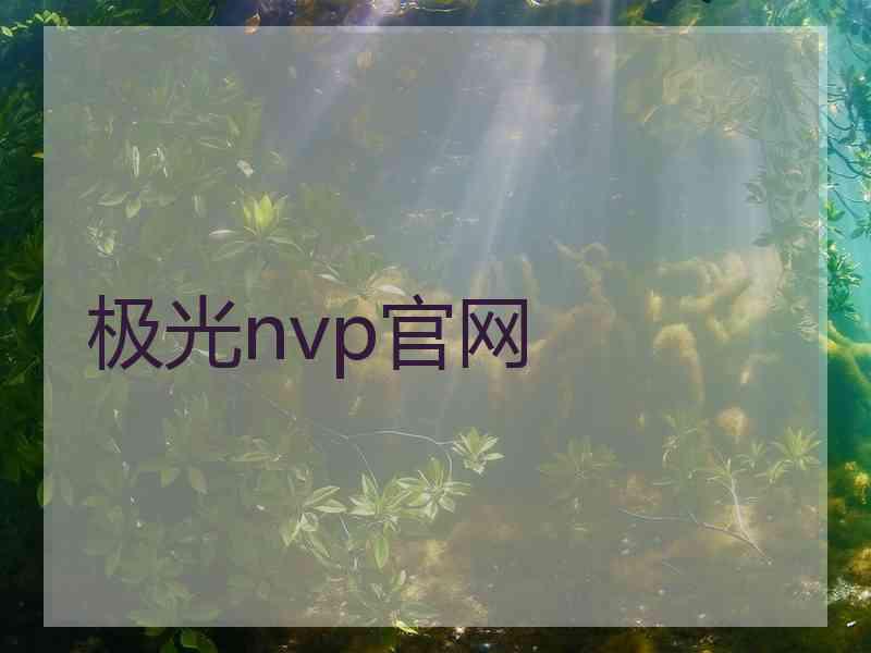 极光nvp官网