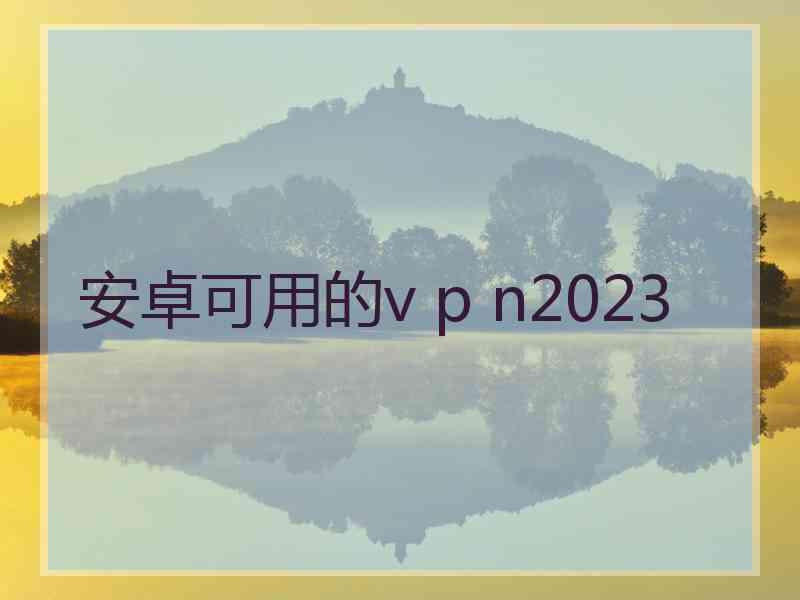 安卓可用的v p n2023