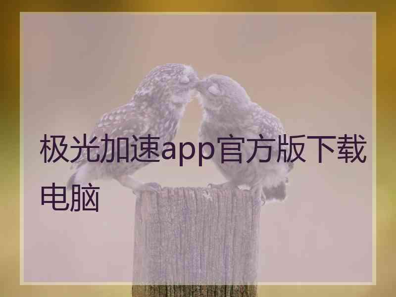 极光加速app官方版下载电脑