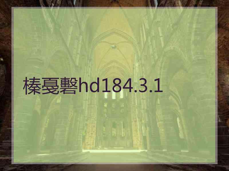 榛戞礊hd184.3.1