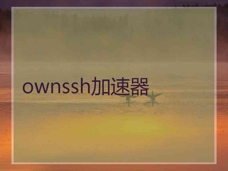 ownssh加速器