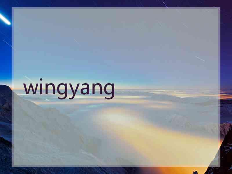 wingyang