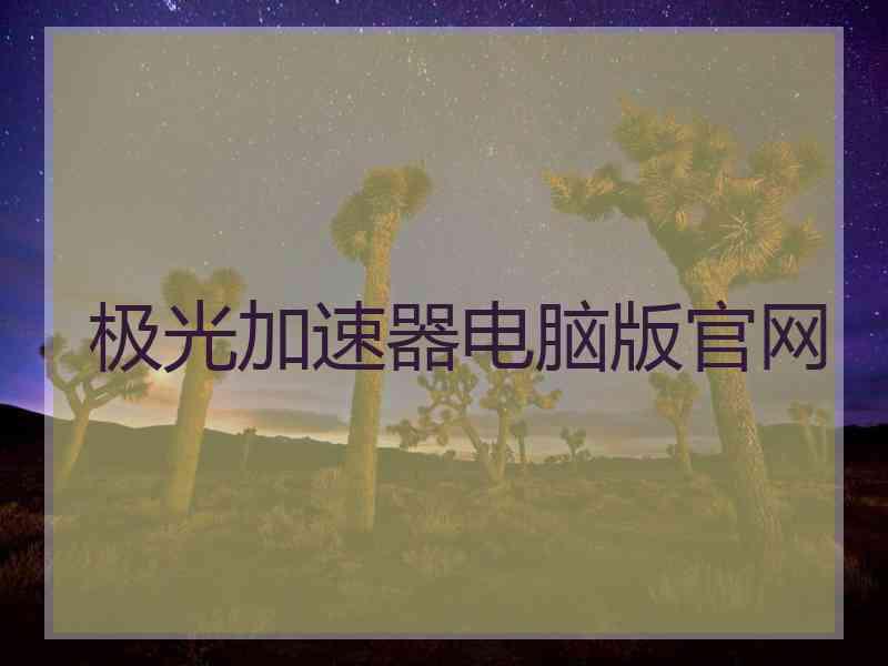 极光加速器电脑版官网