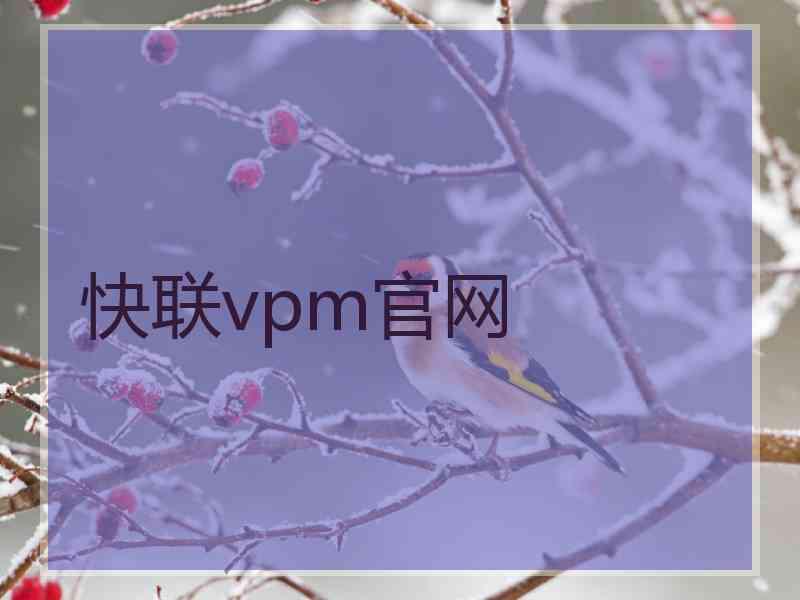 快联vpm官网