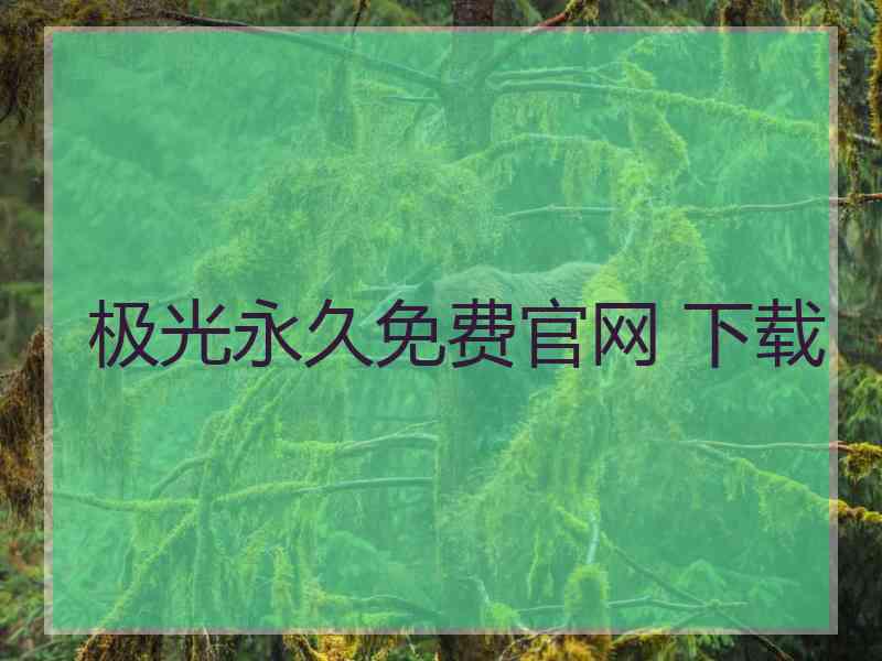 极光永久免费官网 下载