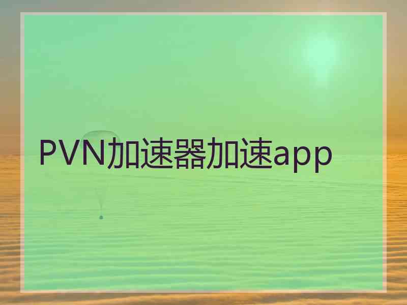 PVN加速器加速app