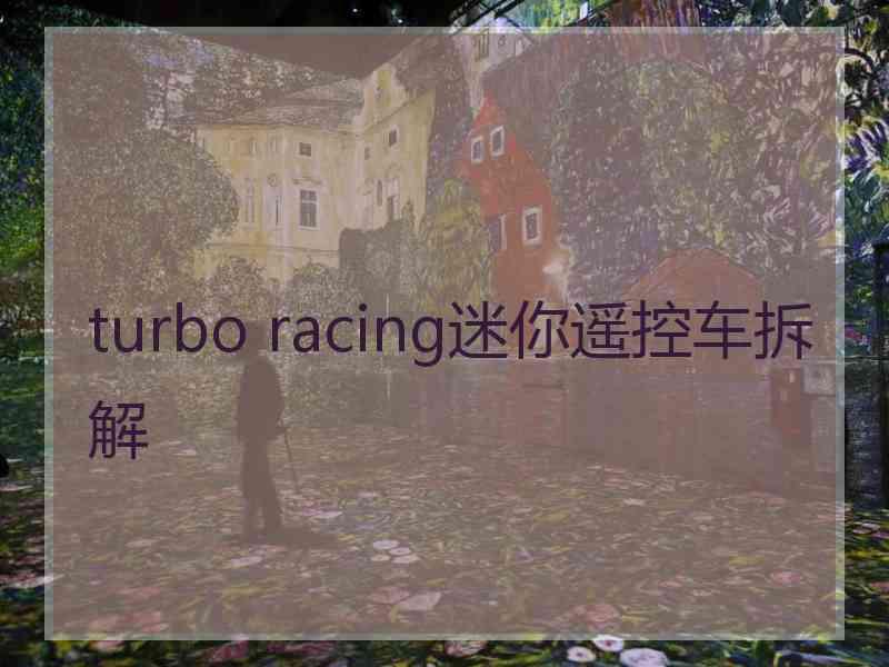 turbo racing迷你遥控车拆解